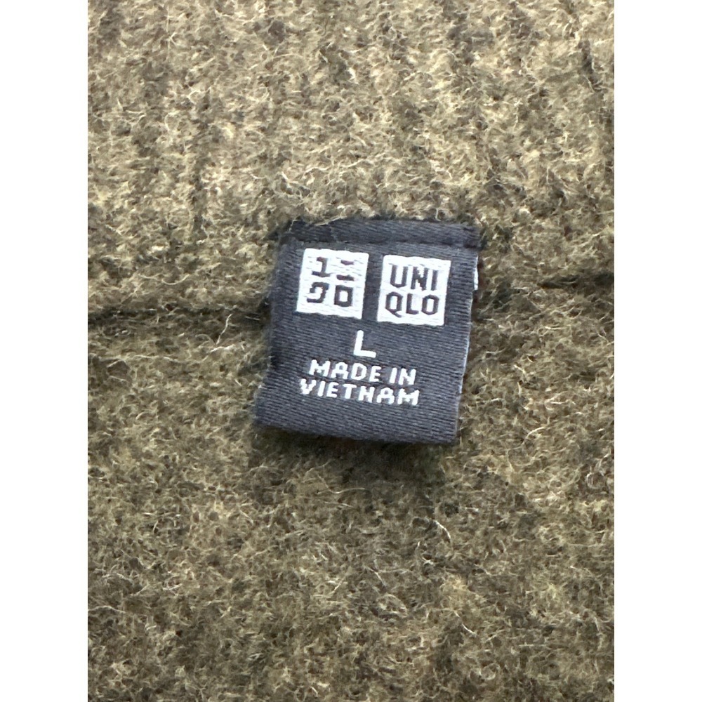 UNIQLO  Souffle Yarn Quarter Zip Sweater Size L - Picture 7 of 11